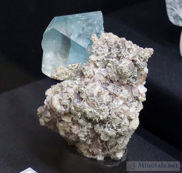 Blue Topaz from the Fisher Quarry, Topsham, Maine Maine Mineral & Gem Museum
