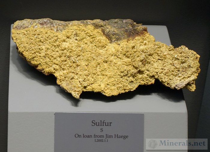 Sulfur. This Mineral is Rare at Graves Mountain.