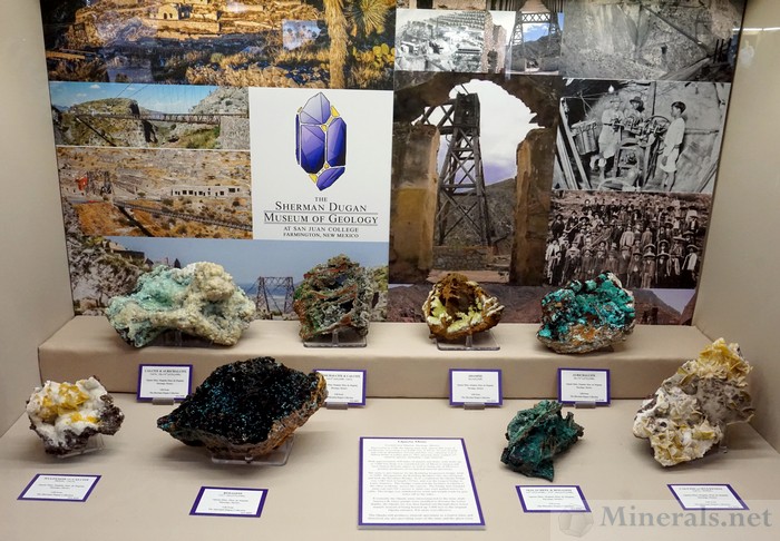 Minerals from the Ojuela Mine, Mapimi, Durango, Mexico, The Sherman Dugan Museum of Geology at San Juan College