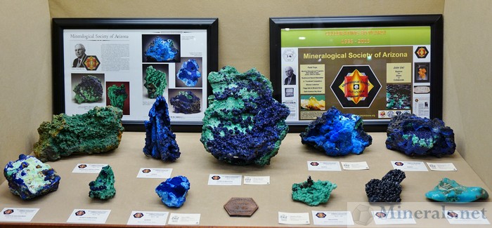 Azurite and Malachite Mineralogical Society of Arizona
