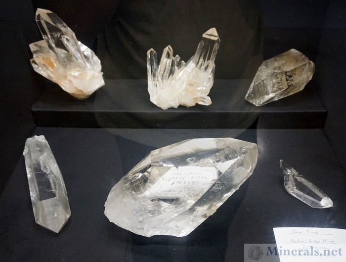 Quartz Crystals from a New Find at the McEarl Ridge Mine, Arkansas