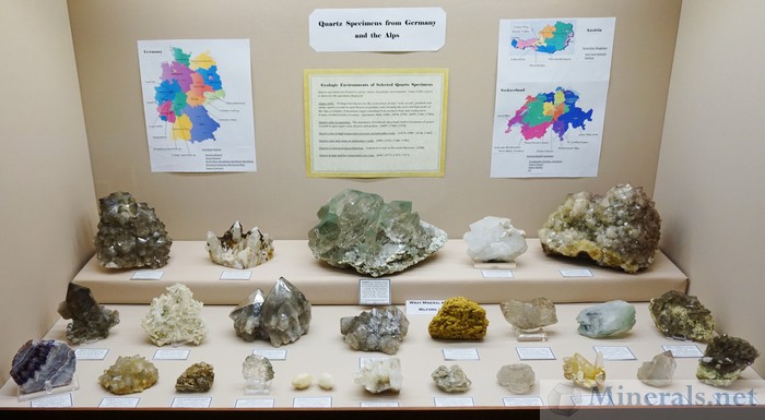 Quartz Specimens from Germany and the Alps