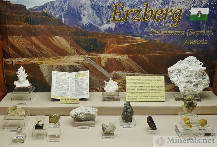 Minerals from the Erzberg, Steirmark, Styria, Austria