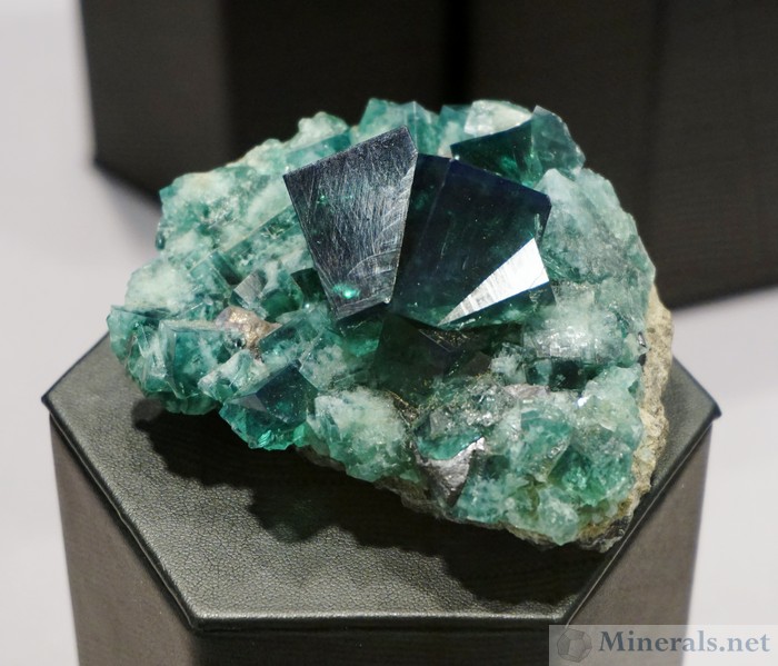 Twinned Fluorite from the Rogerly Mine, England