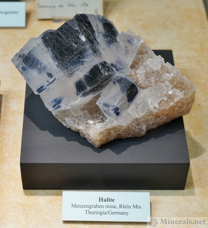 Blue Halite Menzengraben Mine, Rhon Mts, Thuringia, Germany