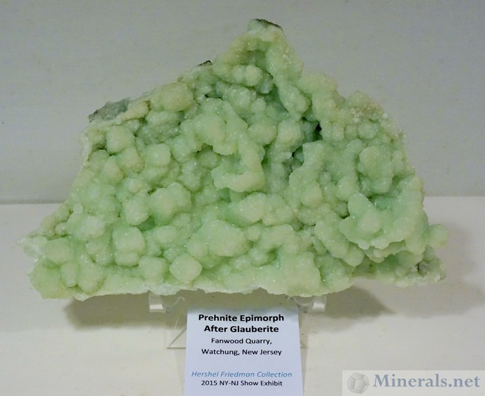 Prehnite with Bubble Formation and Casting - Stan Parker