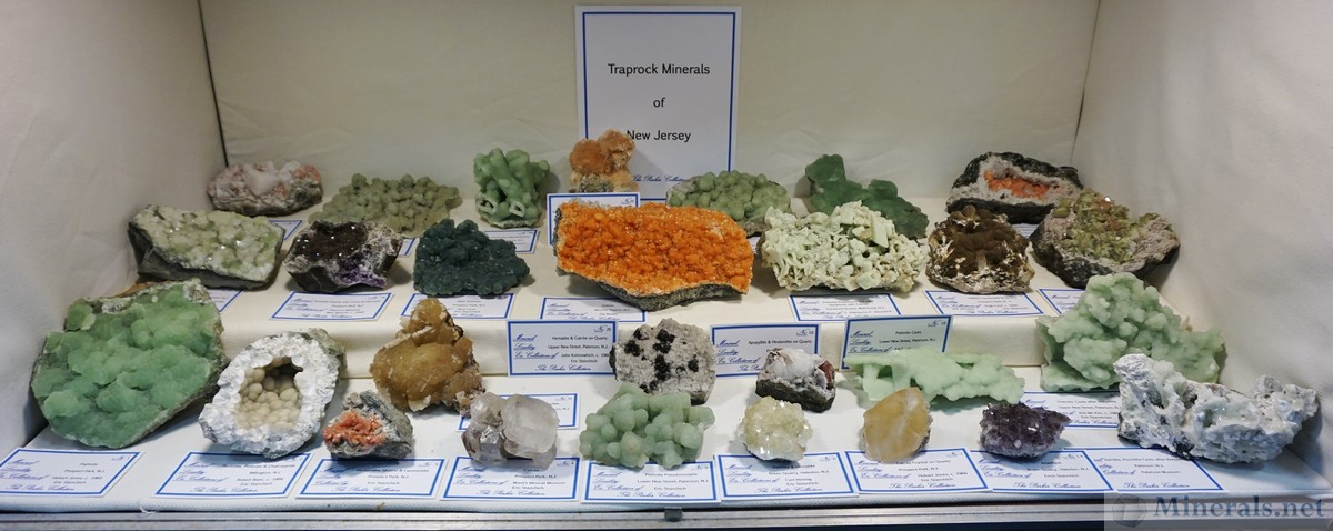 NJ Traprock Minerals from the Collection of Stan Parker