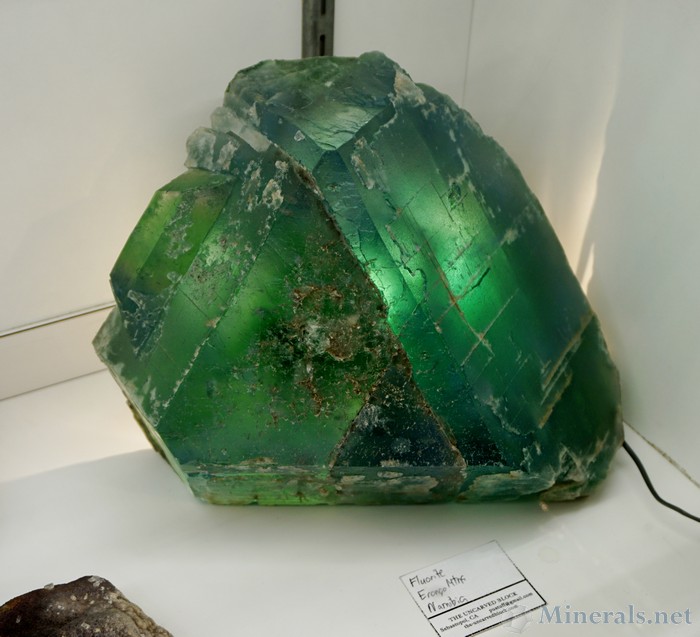 An Enormous Green Fluorite from the Erongo Mountains, Namibia