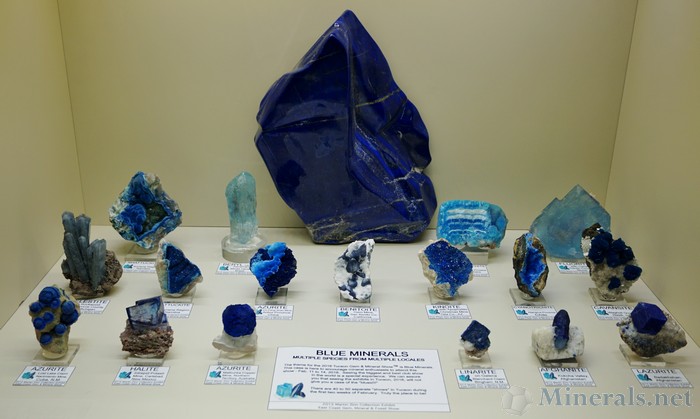 Blue Minerals: Multiple Species from Multiple Locales