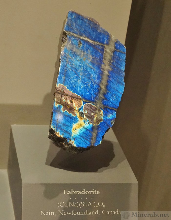Labradorite Showing Amazing Color Sheen from Nain, Nefoundland, Canada