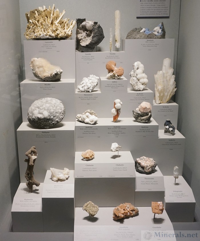 Zeolite Minerals Exhibit Case