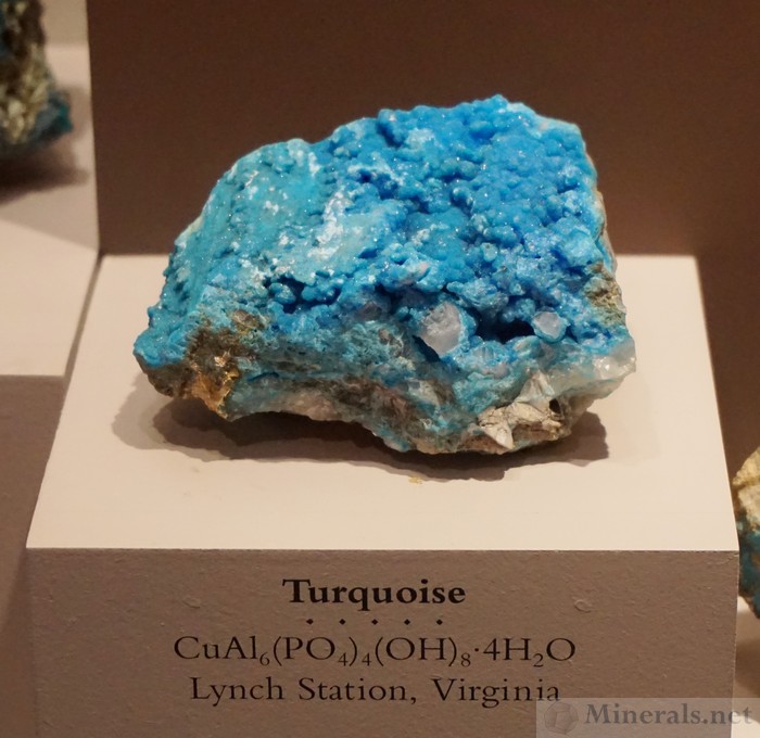 Crystallized Turquoise from Lynch Station, Virginia