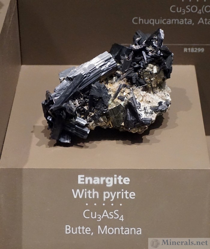 Enargite with Pyrite, Butte, Montana