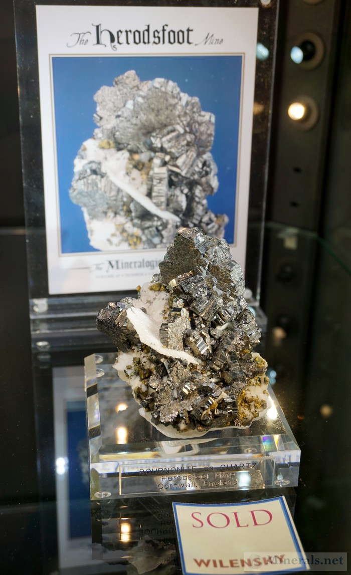 Bournonite Herodsfoot Mineralogical Record