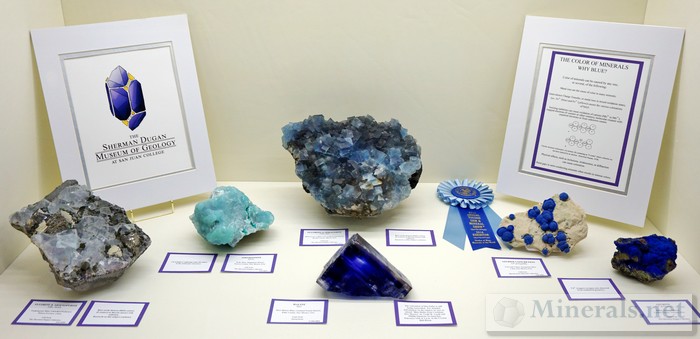 Worldwide Blue Minerals Sherman Dugan Museum of Geology at San Juan College