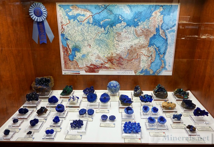 Azurite from Russia Fersman Mineralogical Museum