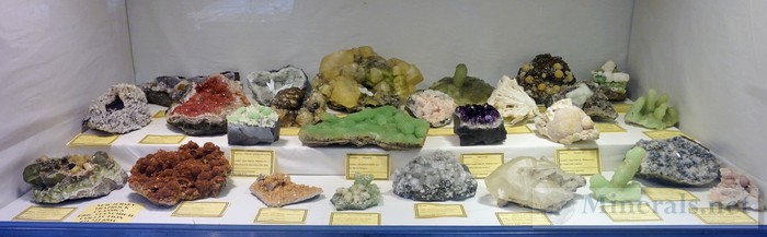 NY/NJ Edison Mineral Show Traprock Minerals from New Jersey Eric Stanchich