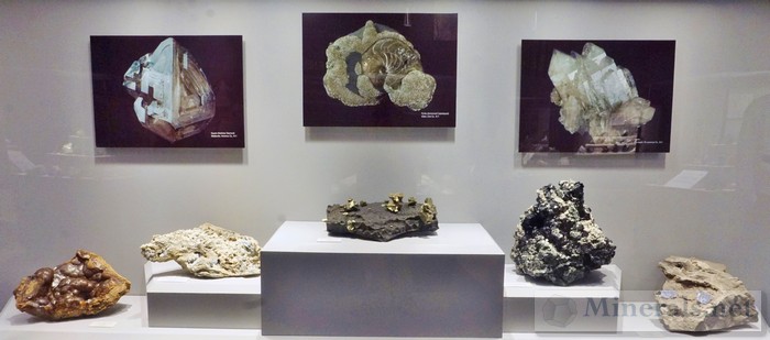 Large Cabinet Display of New York Minerals 2