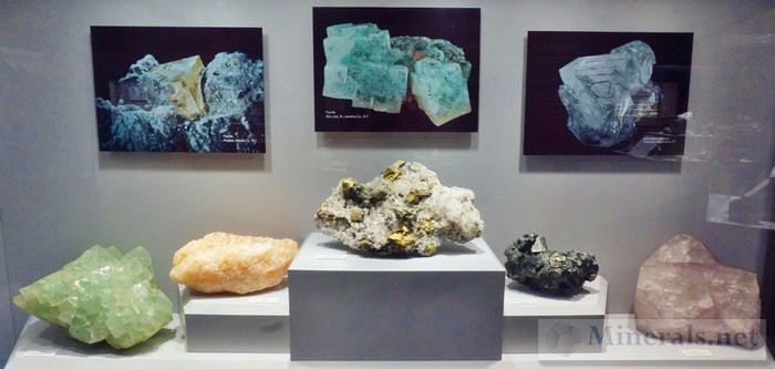 Large Cabinet Display of New York Minerals 3