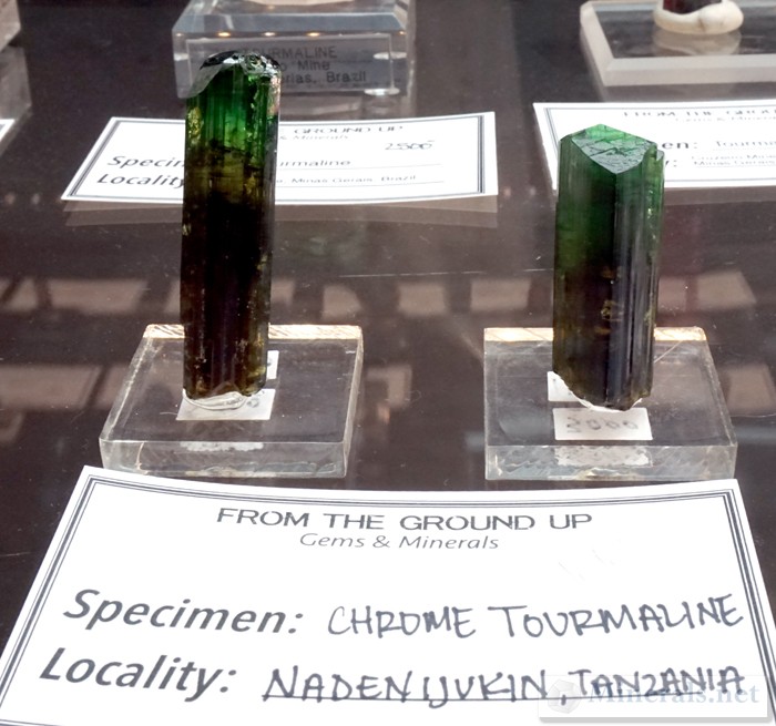 Gemmy Dravite Chrome Tourmaline from Nadenijukin, Tanzania
