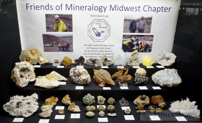 Friends of Mineralogy Midwest Chapter, Member Collected Specimens