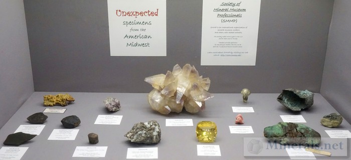 Unexpected Specimens from the American Midwest Society of Mineral Museum Professionals SMMP
