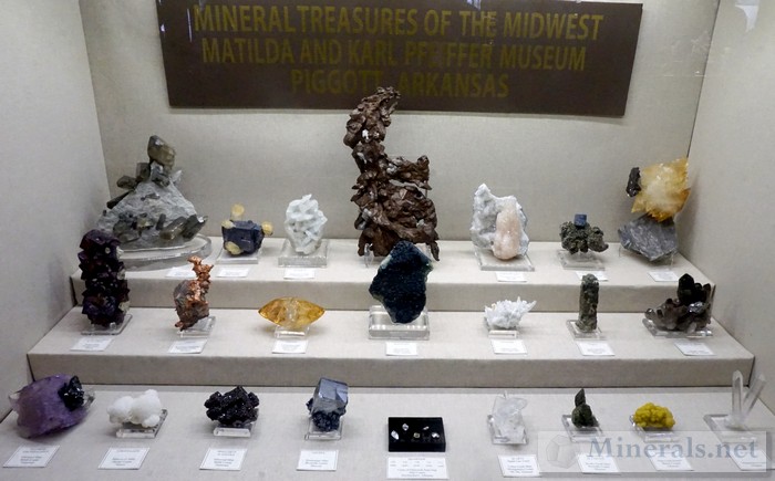 Mineral Treasures of the Midwest Matilda and Karl Pfeiffer Museum
