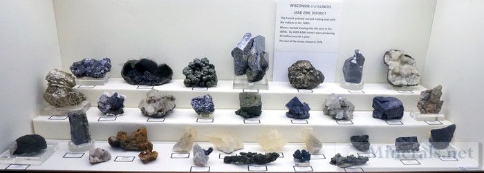 Minerals of the Illinois and Wisconsin Lead Zinc District