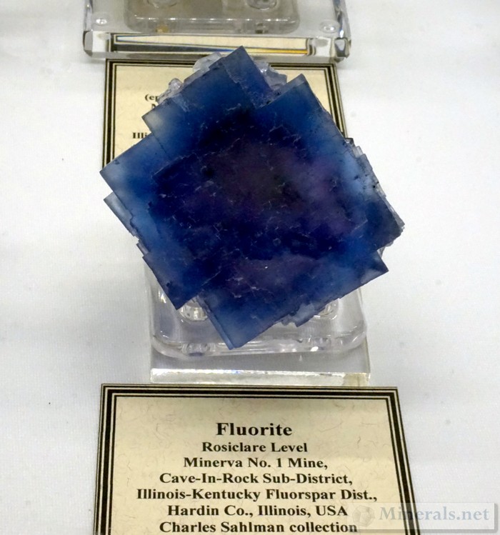 Blue Fluorite from the Minerva #1 Mine, Cave-in-Rock, IL Charles Sahlman