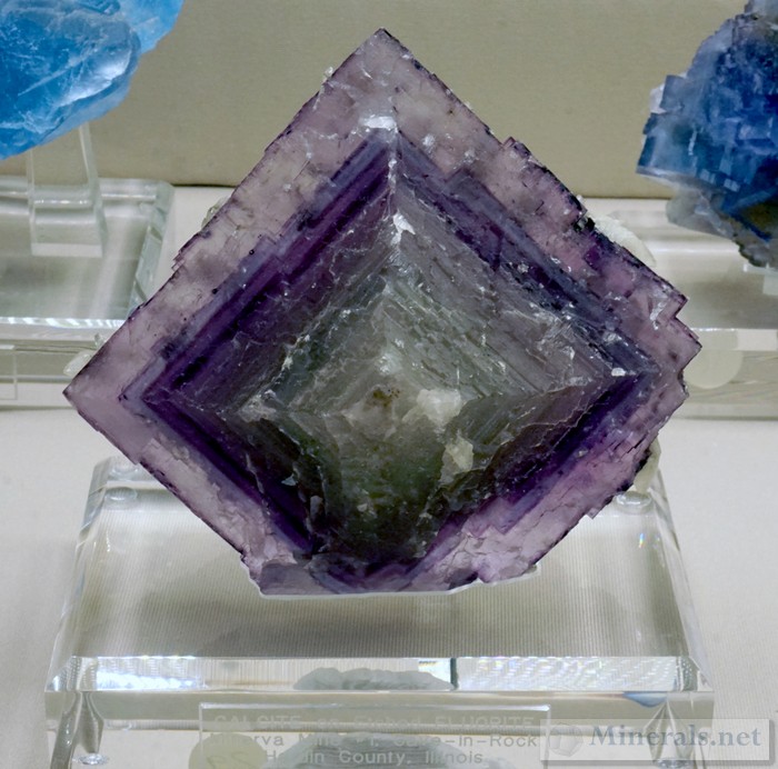 Fluorite with Color Growths from the Minerva #1 Mine, Cave-in-Rock, IL Jim Gebel