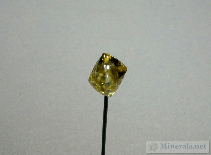 Large Yellow Diamond (17.9 ct.) from Crater of Diamonds State Park, Murfreesboro, Arkansas Smithsonian Institutio