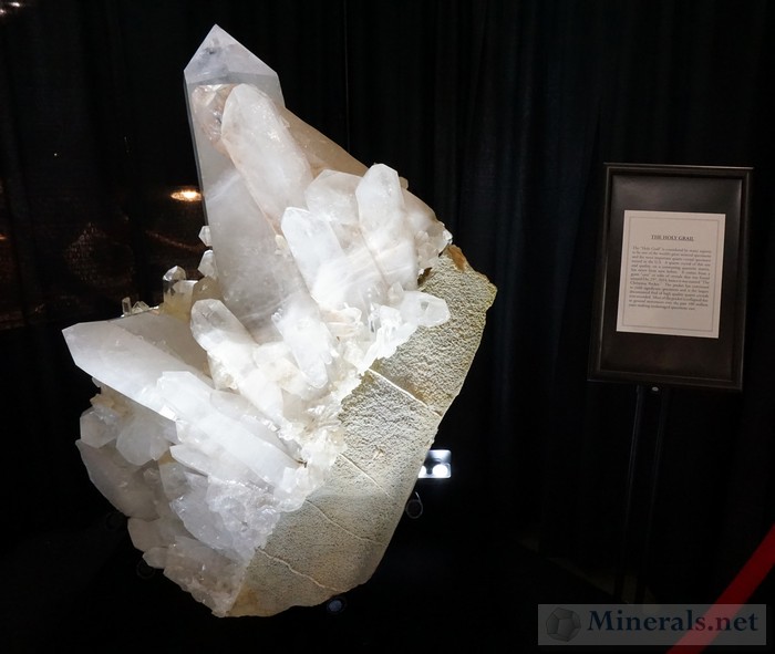 Giant Quartz Crystal Cluster from Arkansas, the Holy Grail of Arkansas Quartz Mined on December 25, 2014 from the aptly named Christmas Pocket></a><br></div><div style=