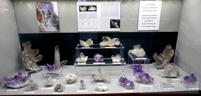 Minerals from the Purple Hope Claims, Green Ridge, Washington (especially Amethyst)