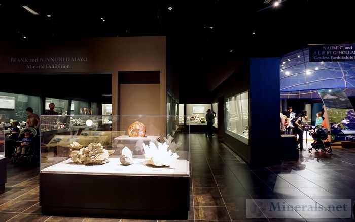 Perspective Photo of the Mineral Exhibitions