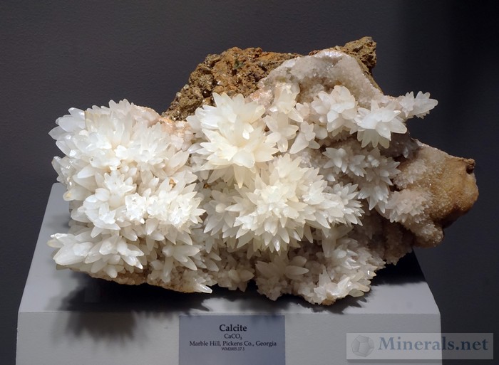 Calcite Crystals from Marble Hill, Pickens Co., GA