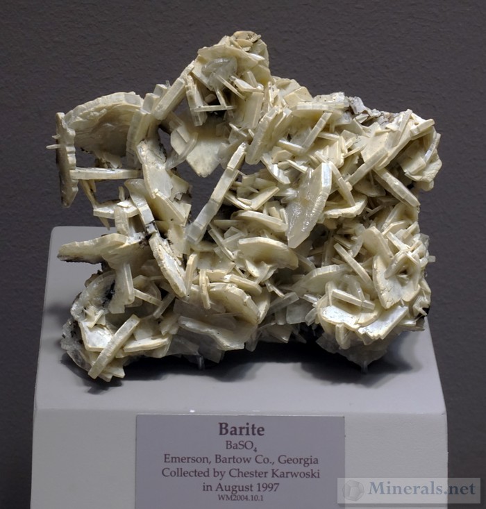 More Barite Crystal formations from Emerson, Bartow Co., GA