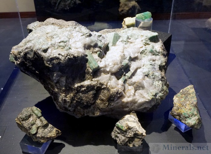 Large North Carolina Emerald Crystals