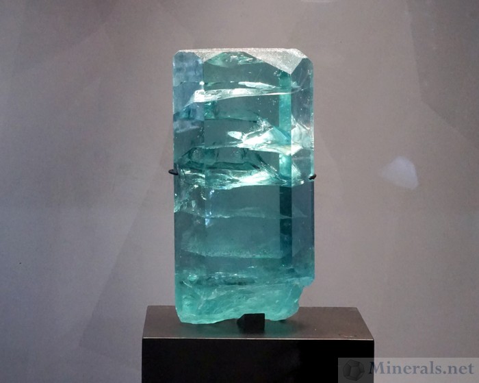The Helix Aquamarine, from the Marambaia Gem Pegmatite Region, BrazilRobert C. and Fallon B. Vaughn Collection; on Display in the Perot Museum