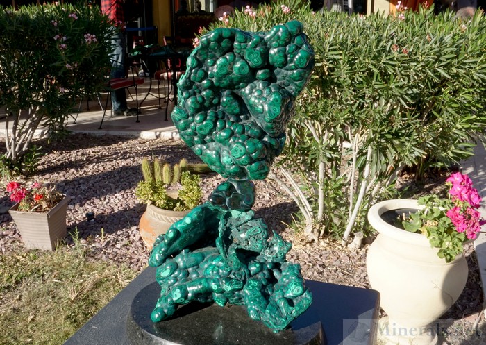A Large Malachite Sculpture from Leo Atkinson