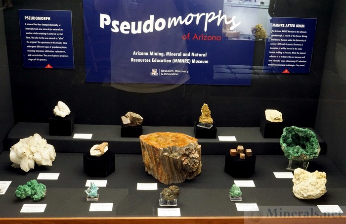 Pseudomorphs of Arizona Arizona Mining, Mineral, and Natural Resources Education Museum