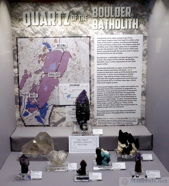 Quartz of the Boulder Batholith (A Great Quartz Crystal Face Off Case)