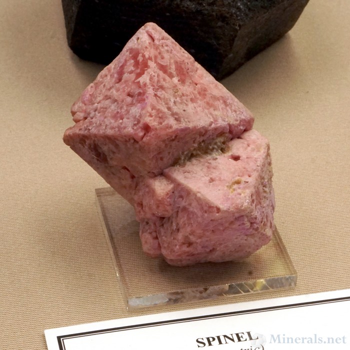 Pink Spinel Crystals from Mehenge, Morogoro Region, Tanzania, Smithsonian Institution National Museum of Natural History