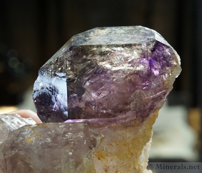 Large Gemmy Amethyst Crystal from a New Find in Union Co., South Carolina
