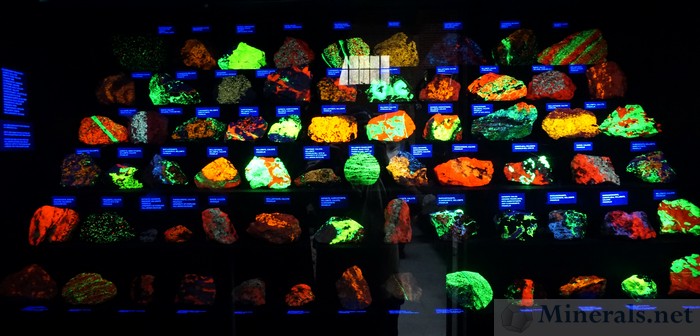 Fluorescent Minerals from Sterling Hill