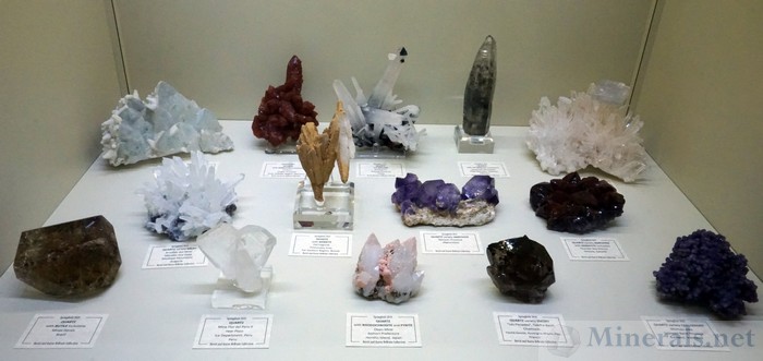 Quartz Crystal Color Diversity and Habits