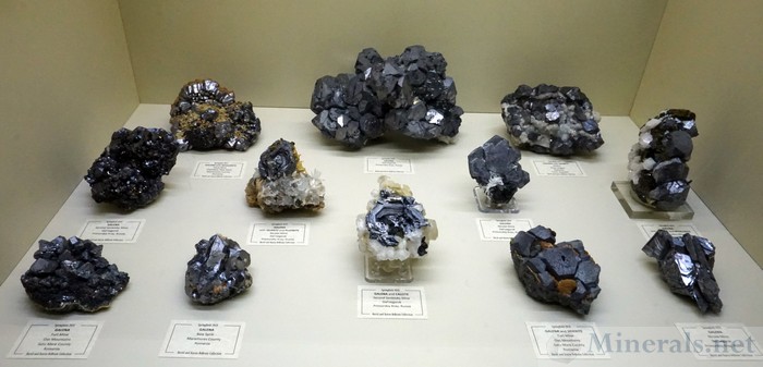 Galena Crystals from Russia (Dal'Negorsk) and Eastern Europe (mostly Romania)