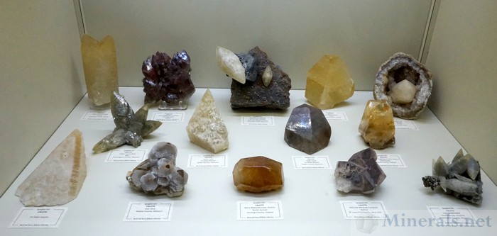 Large Display Calcite Crystals from the Midwest (and one Loner from New York)