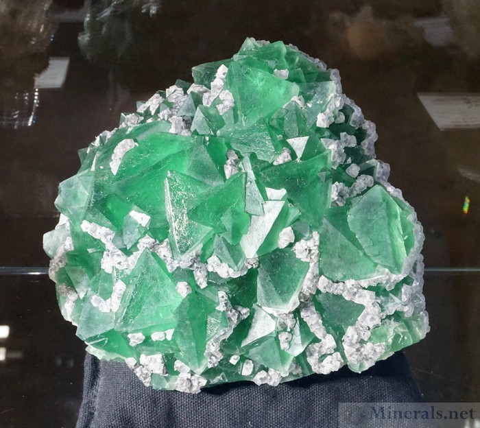 Green Fluorite Crystal Cluster from Yiwu, Zhejiang Prov, China - Hummingbird Minerals