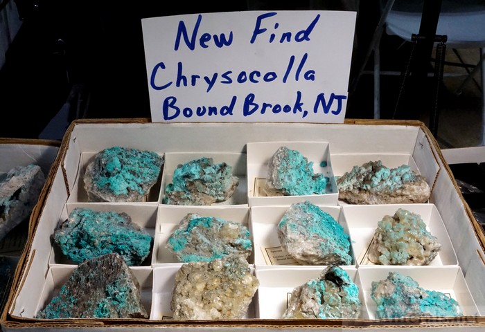 New Chrysocolla from the Chimney Rock Quarry, Bound Brook, NJ, Jason Baskin Minerals