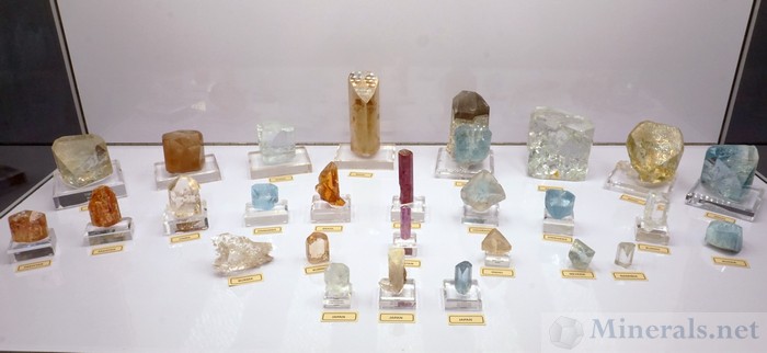 Topaz Crystal Collection, From the Meieran Collection and the Larson Collection